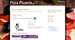 Desktop Screenshot of pizzapizzerie.net