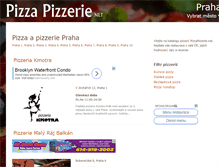 Tablet Screenshot of pizzapizzerie.net